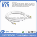 White Mini DP to Mini DP Cable for Macbook